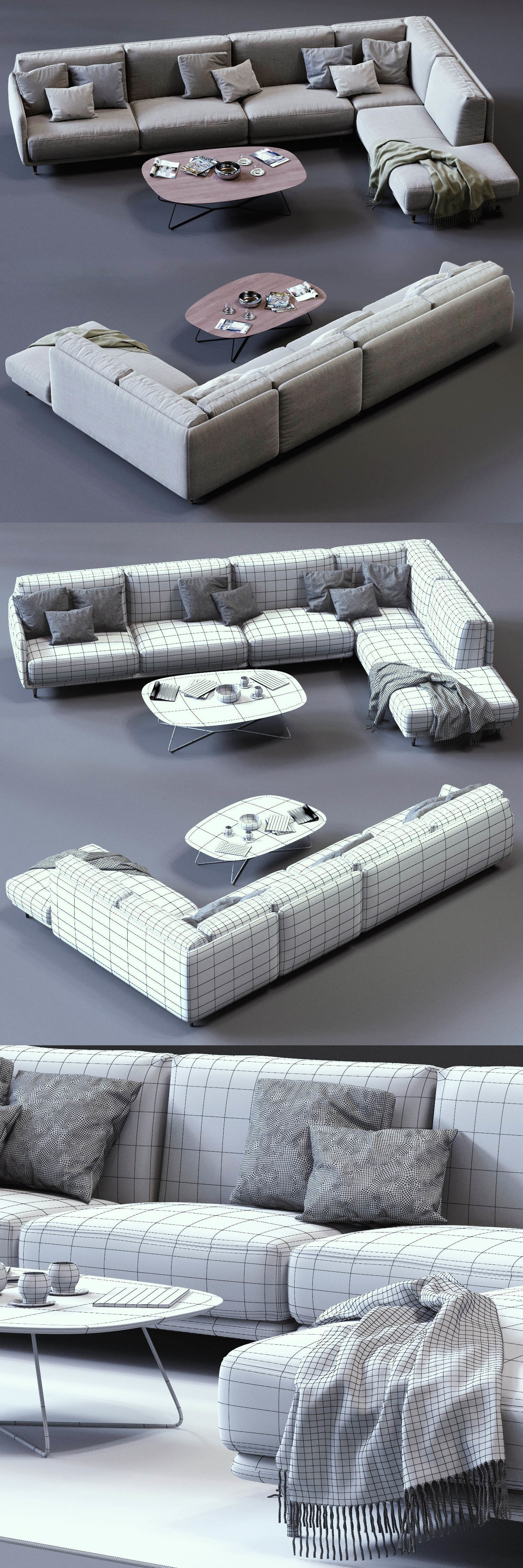 Sofas 3d Coleccion 1  Low-poly 3D model_3