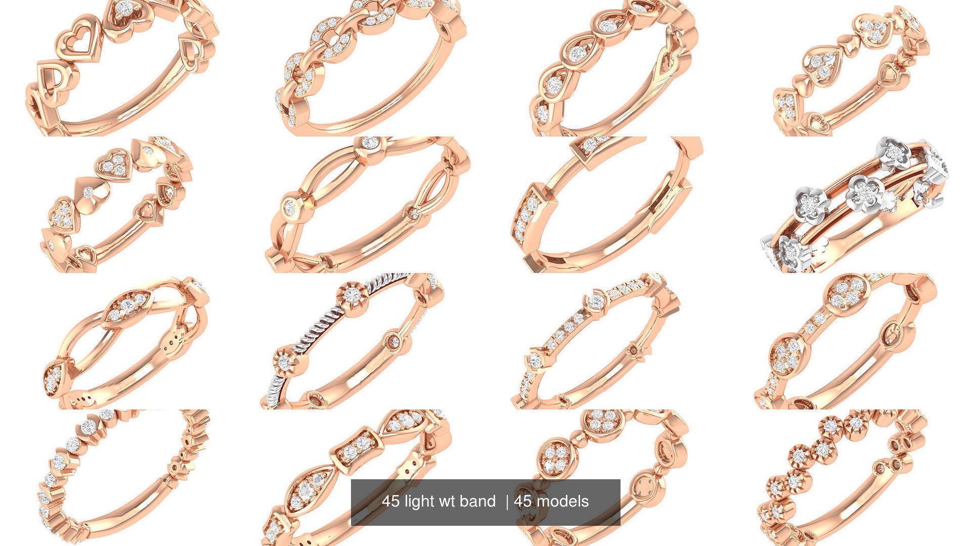 45 light wt band  3D Model Collection_1