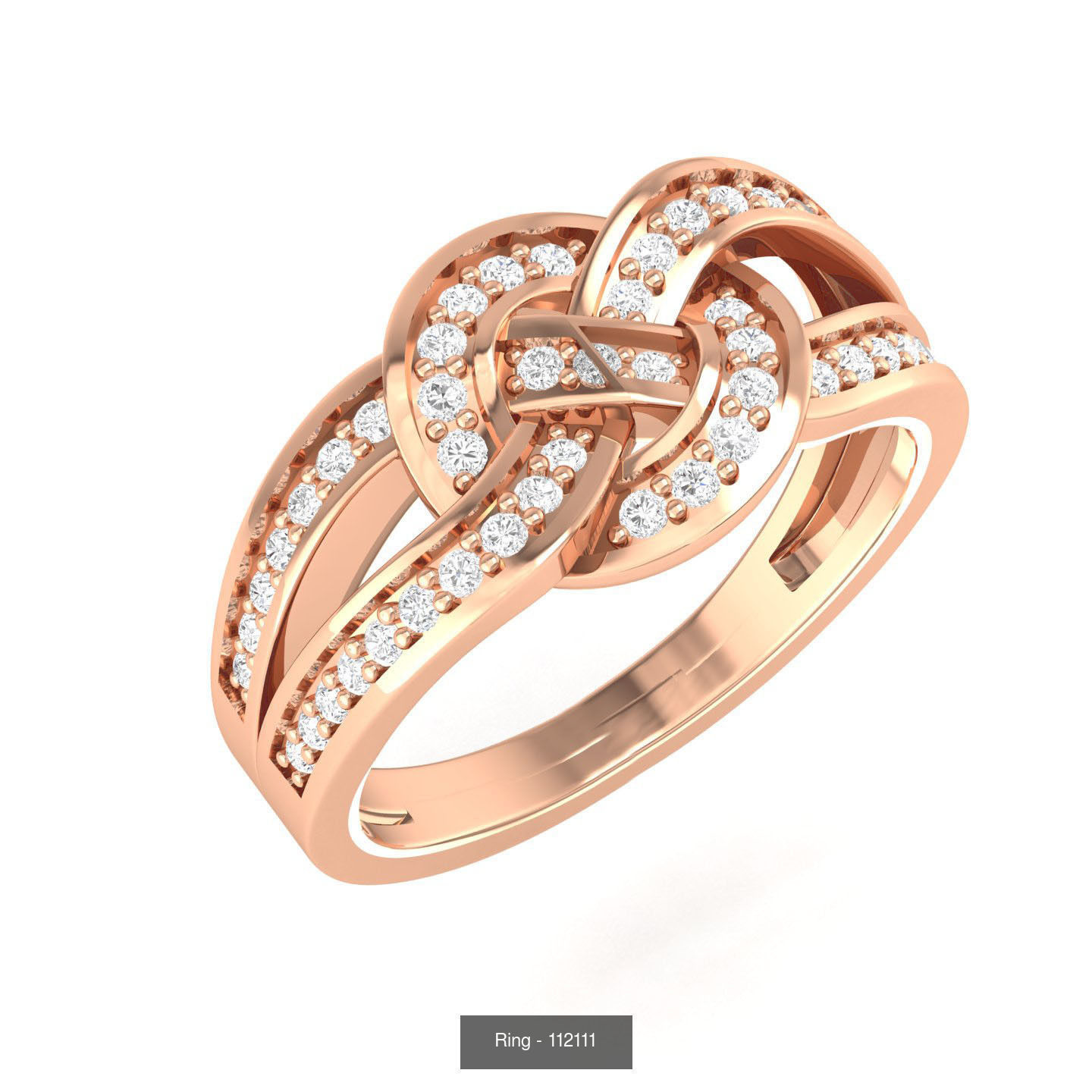 6 Cuban chain ring  3D Model Collection_2
