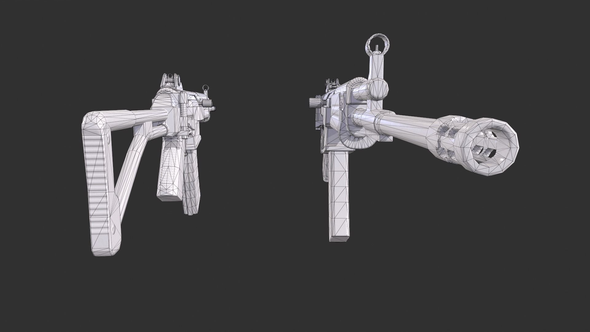 Galil Rifle Low-poly 3D model_14