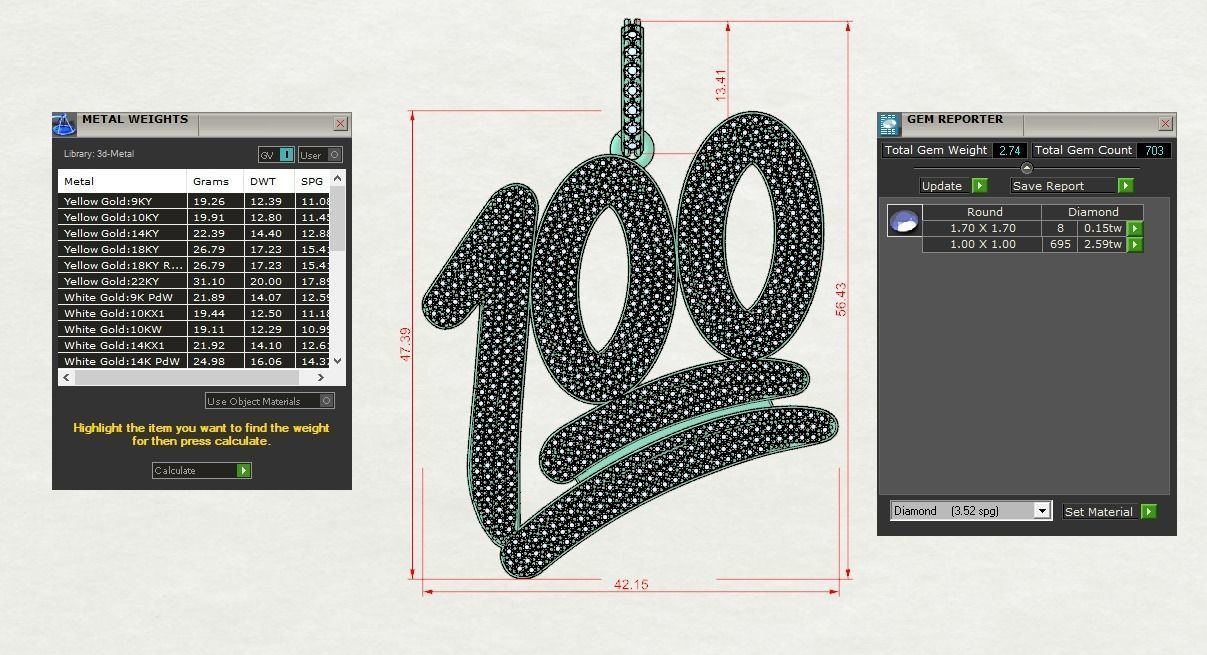 100 Emoji Pendant  3D print model_10