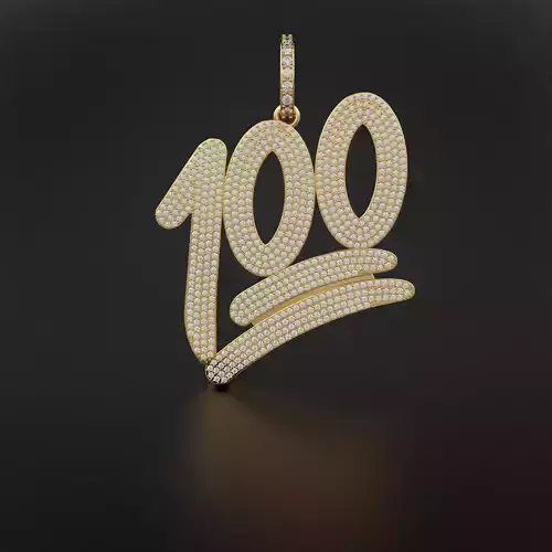 100 Emoji Pendant 