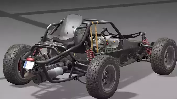 Pubg Buggy 3d model 3D model