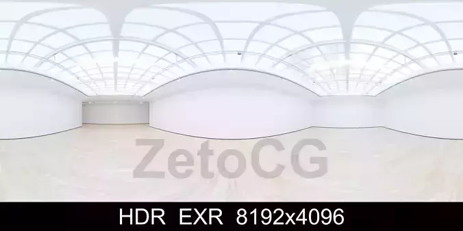 HDRI - Art Museum Gallery Interior 4