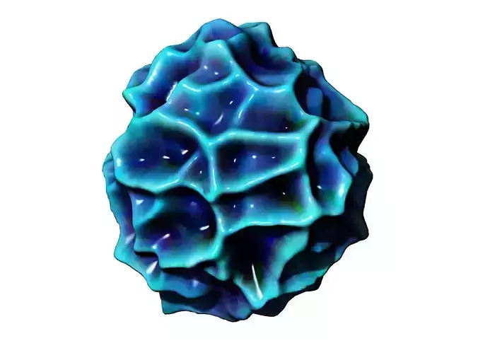 Physarum Striation 3D print model