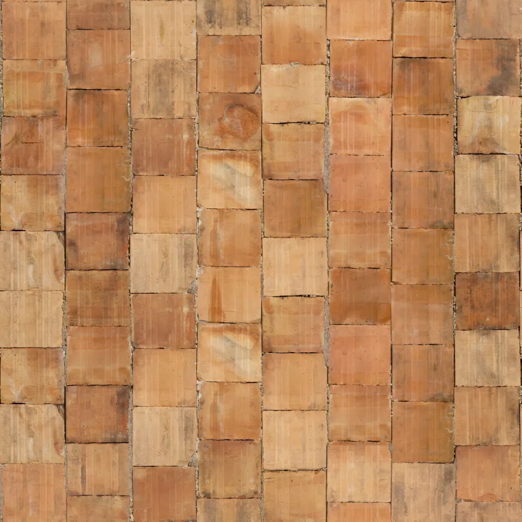 Chair wooden wall with tiles Free low-poly 3D model