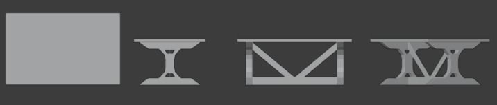 Outdoor Table - Low Poly Free 3D model_1