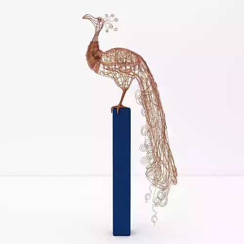Wire Mesh Sculpture 3D model
