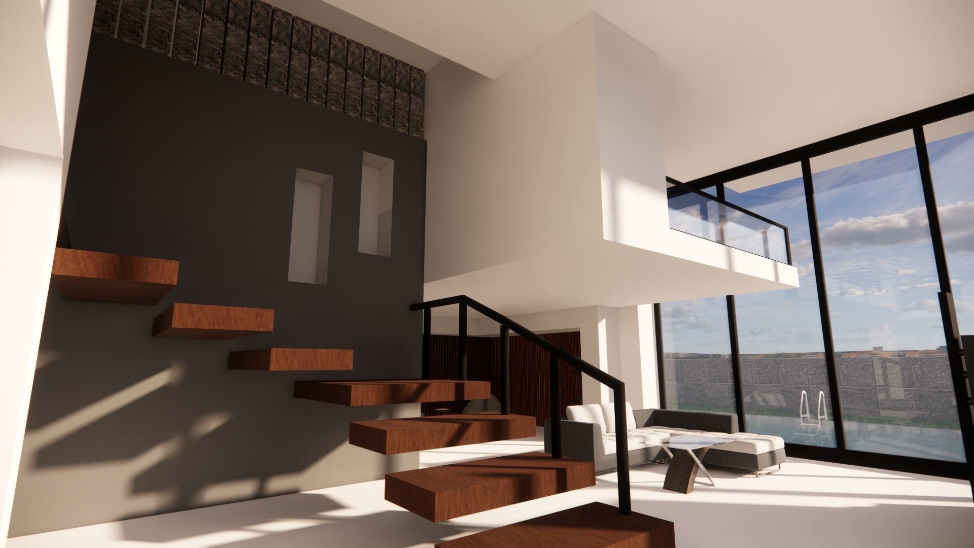 luxurious modern house 3D model_11