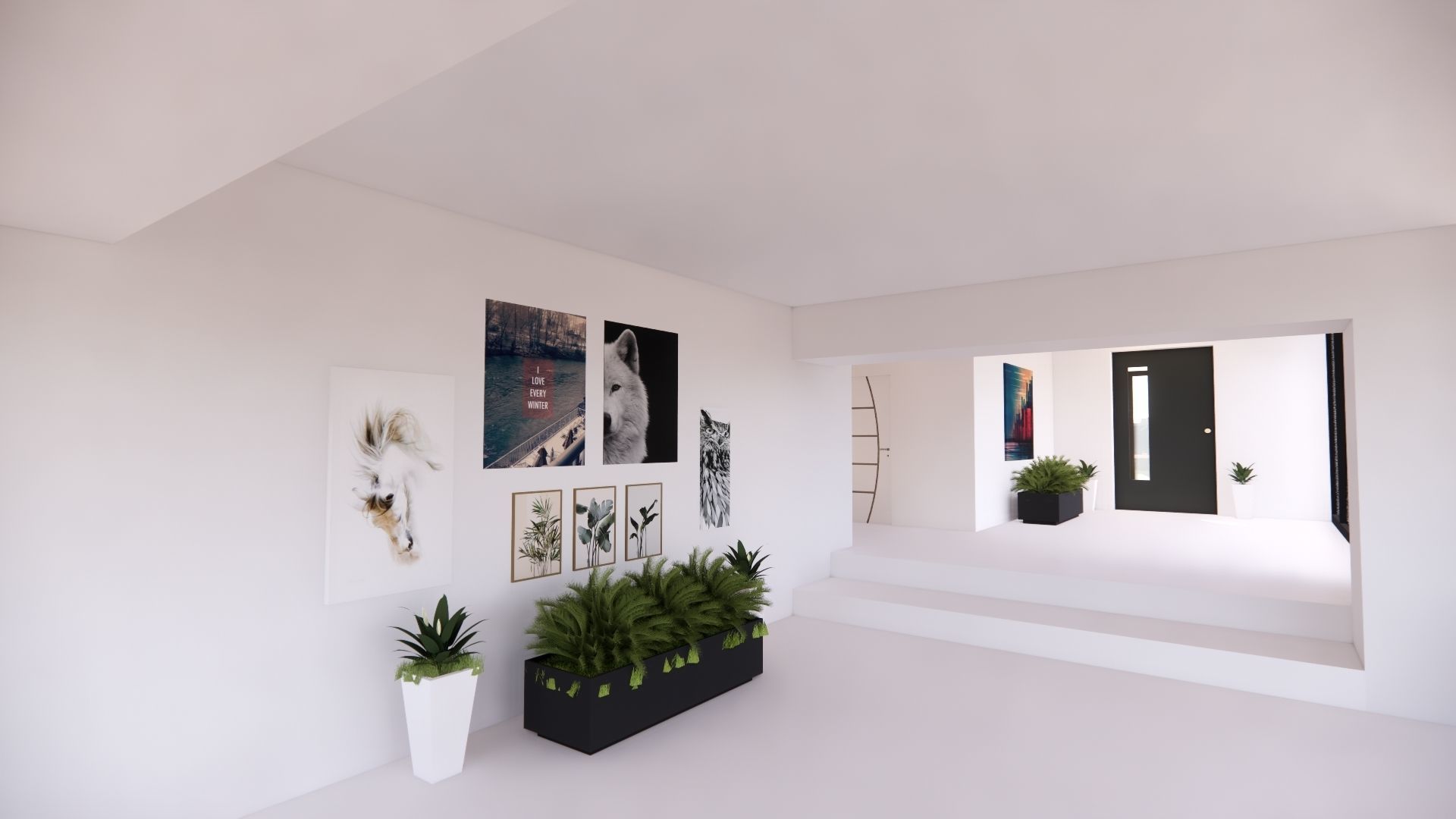 luxurious modern house 3D model_21