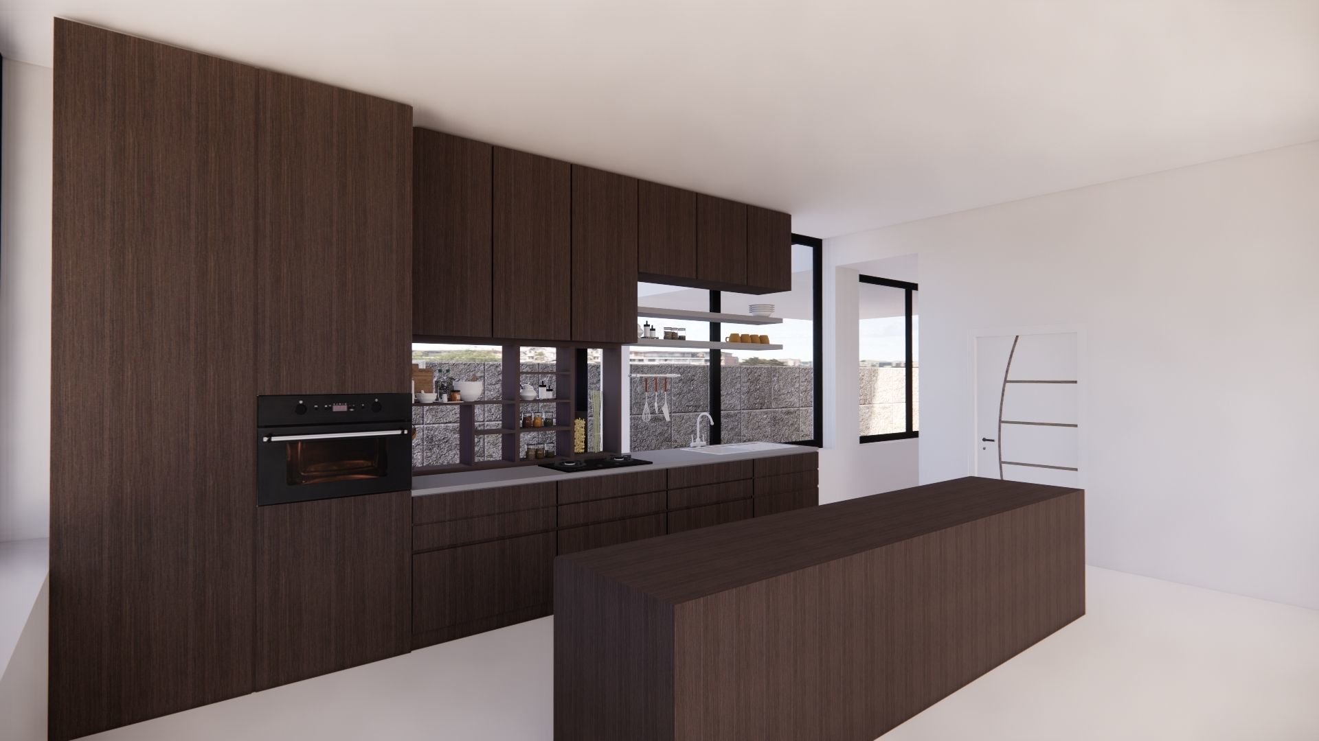 luxurious modern house 3D model_7