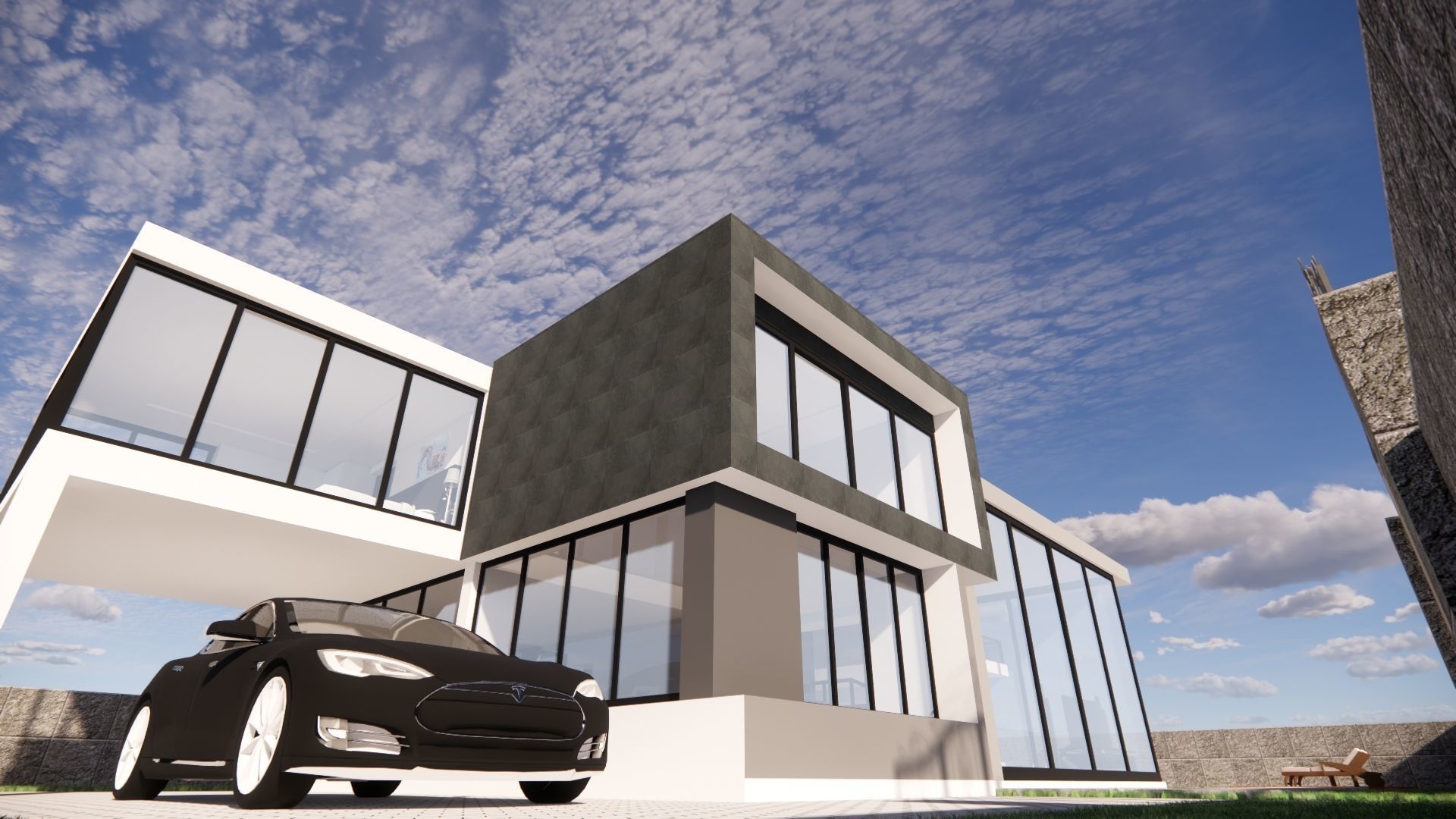 luxurious modern house 3D model_31