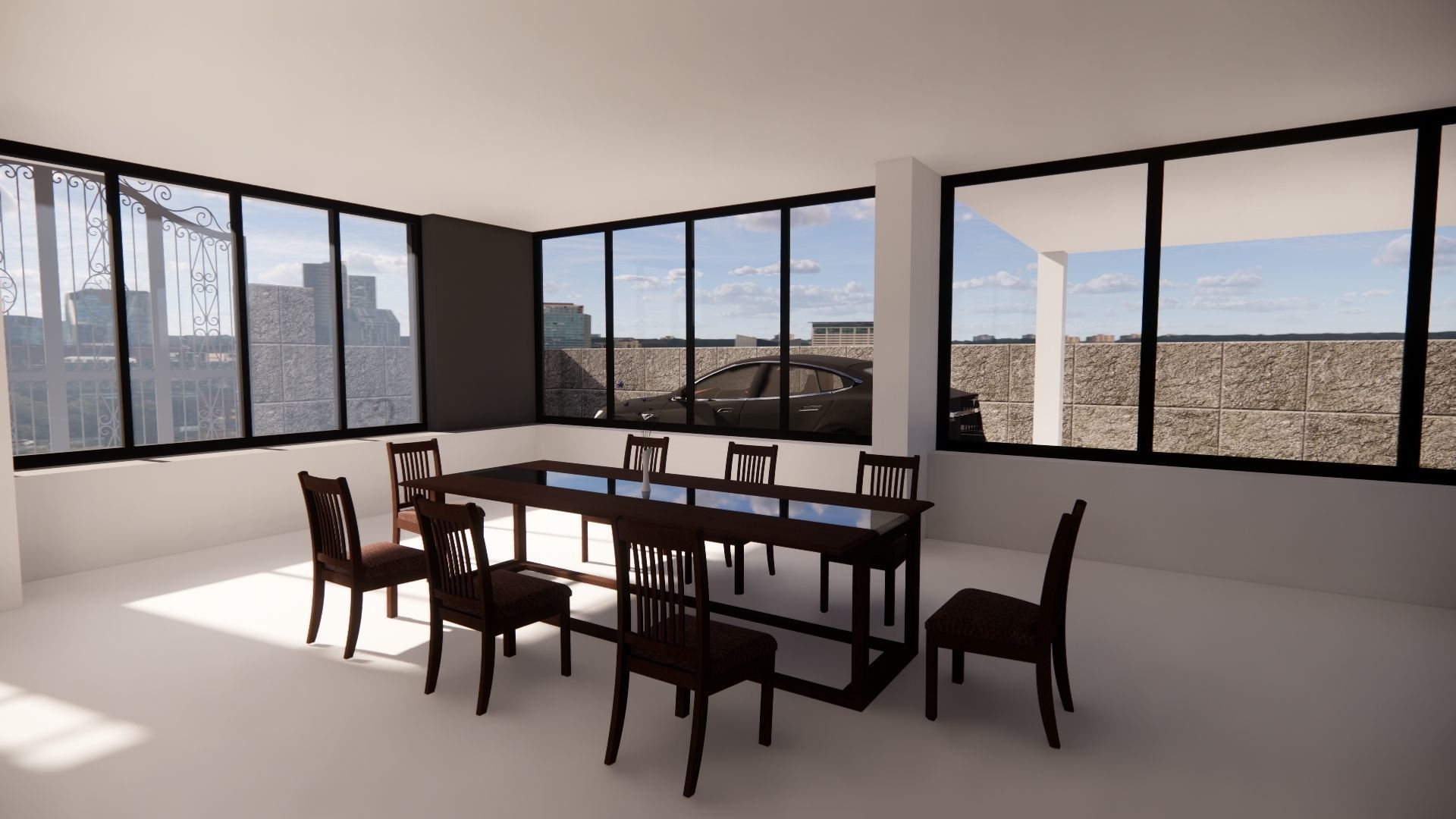 luxurious modern house 3D model_9