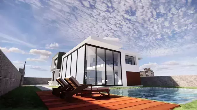 luxurious modern house