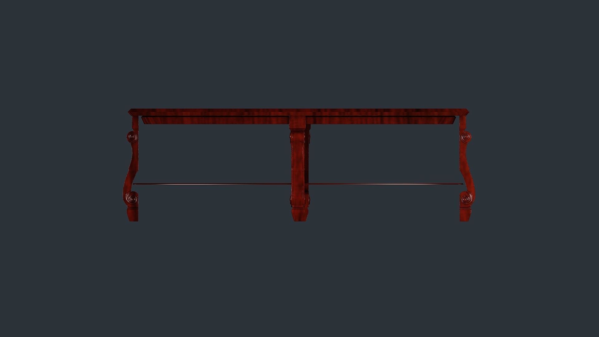 CLASSIC COFFEE TABLE 3D model_1