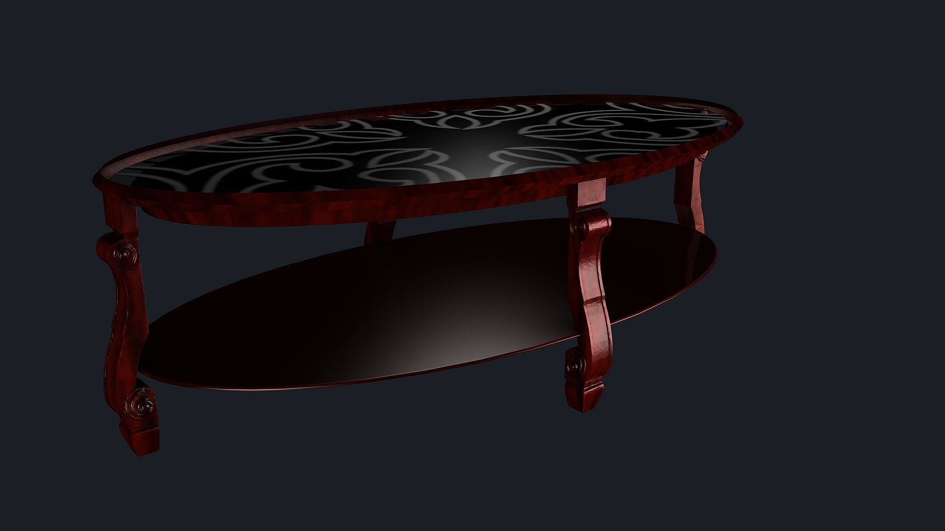 CLASSIC COFFEE TABLE 3D model_4