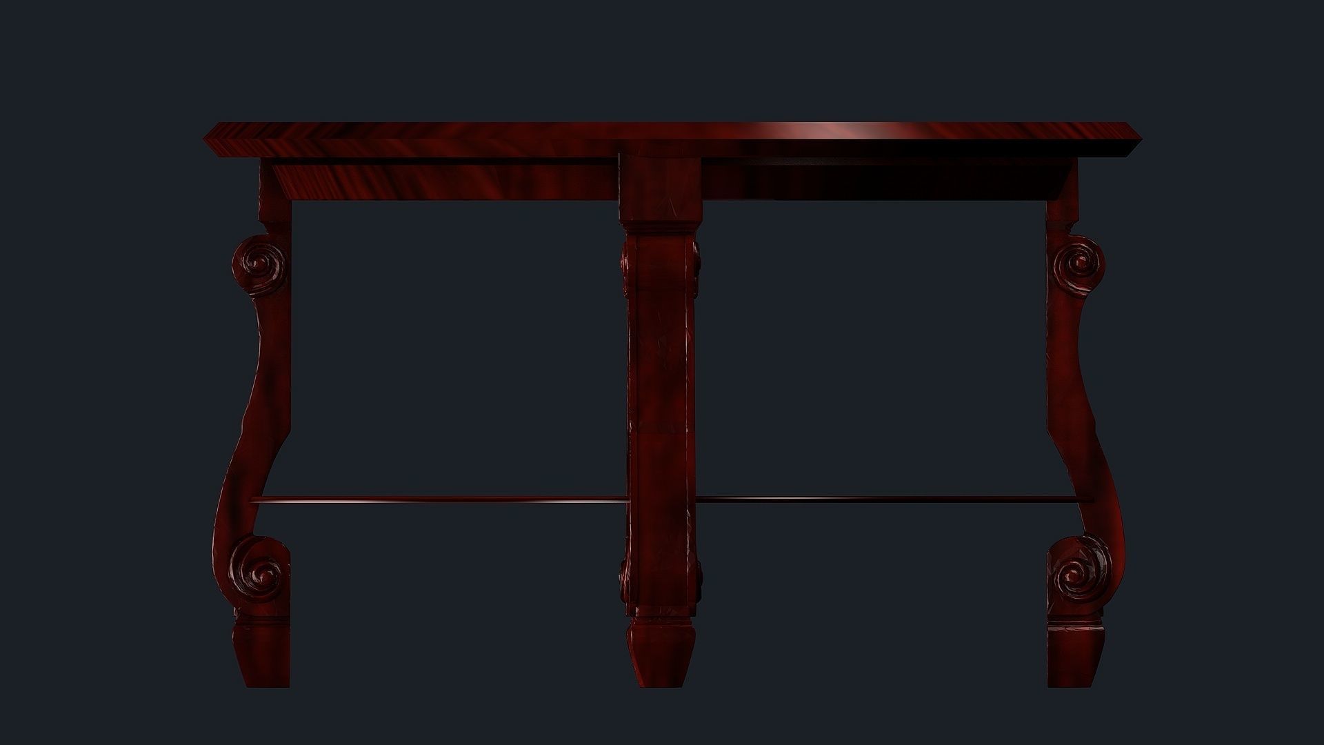 CLASSIC COFFEE TABLE 3D model_2