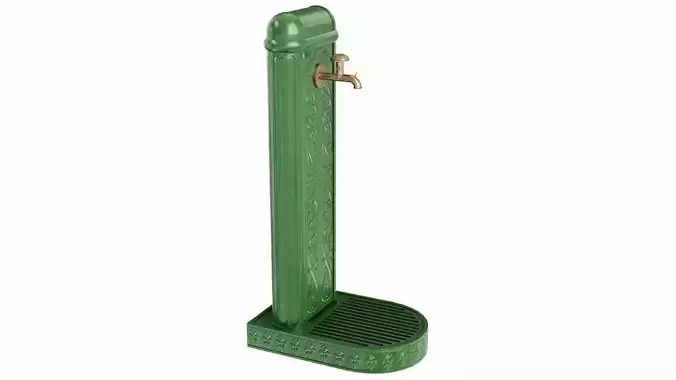 Manual water pump 3D model