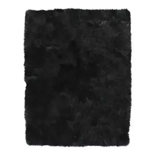 Dominick Handmade Shag Teal Area Rug 3D model