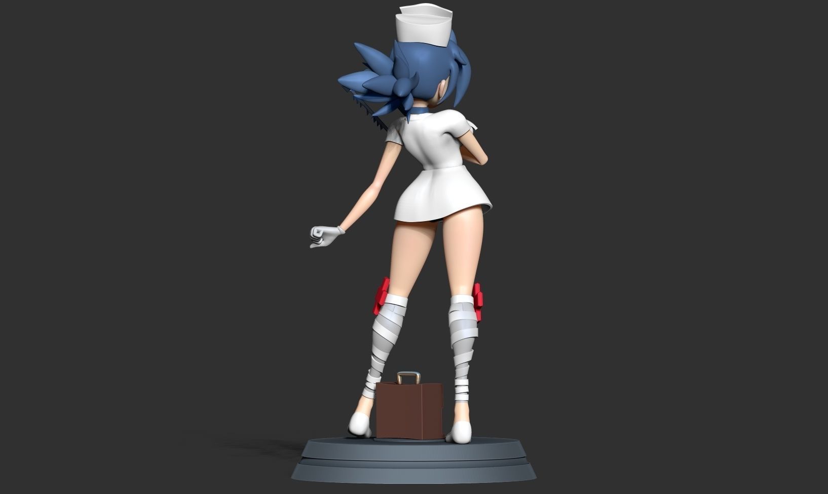 Valentine - Skullgirls Fanart 3D print model_17