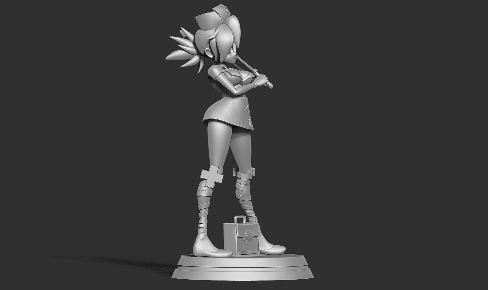 Valentine - Skullgirls Fanart 3D print model_16
