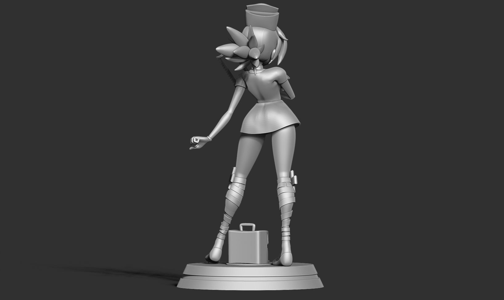 Valentine - Skullgirls Fanart 3D print model_18