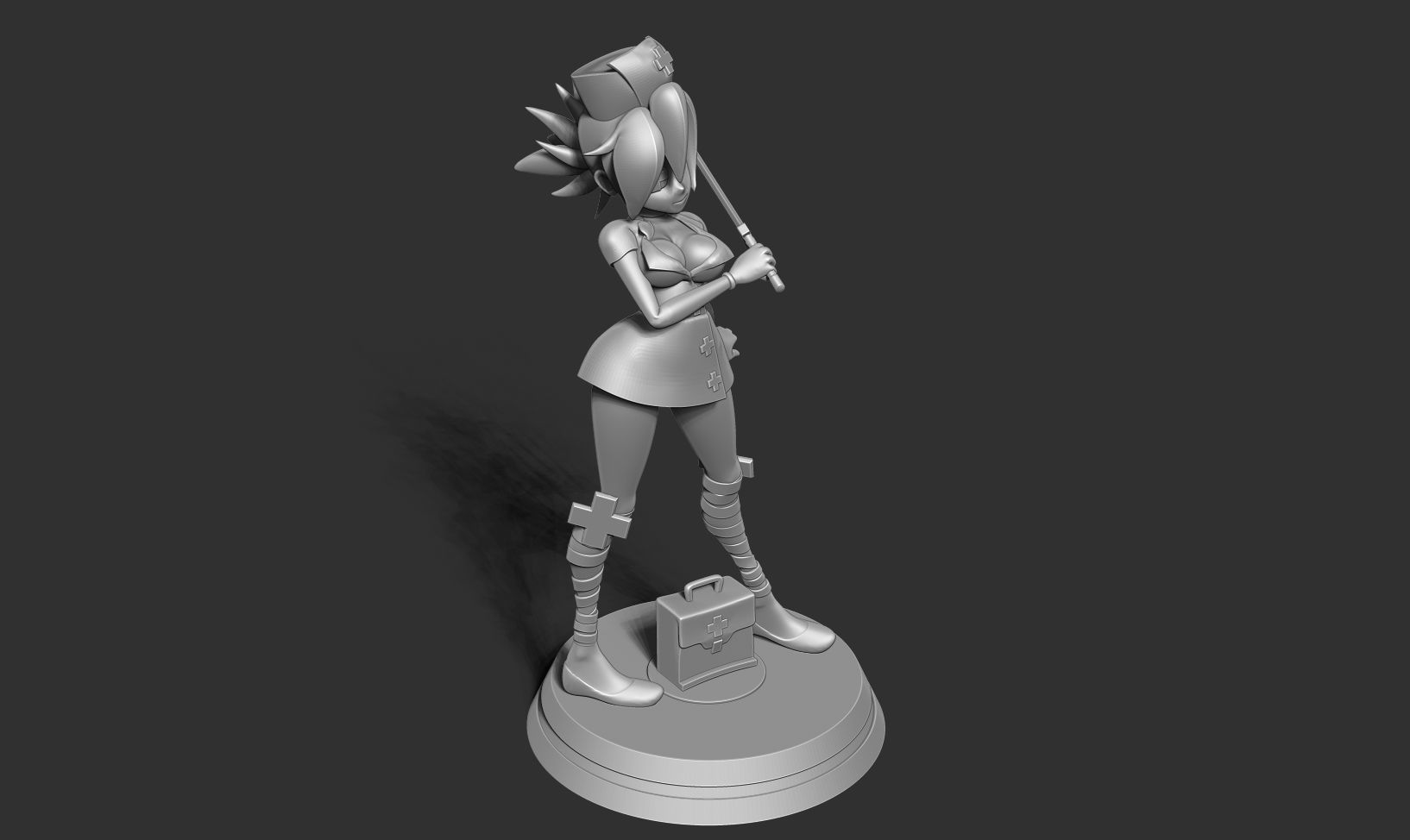 Valentine - Skullgirls Fanart 3D print model_10