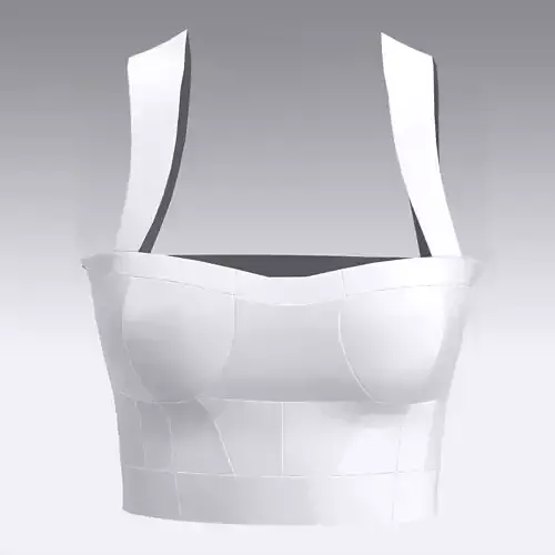 BUSTIER bra with straps