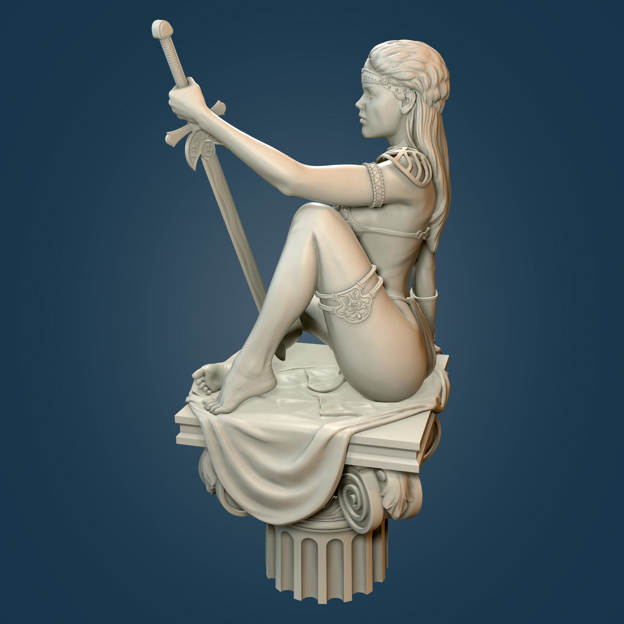 Red Sonja 3D print model_6