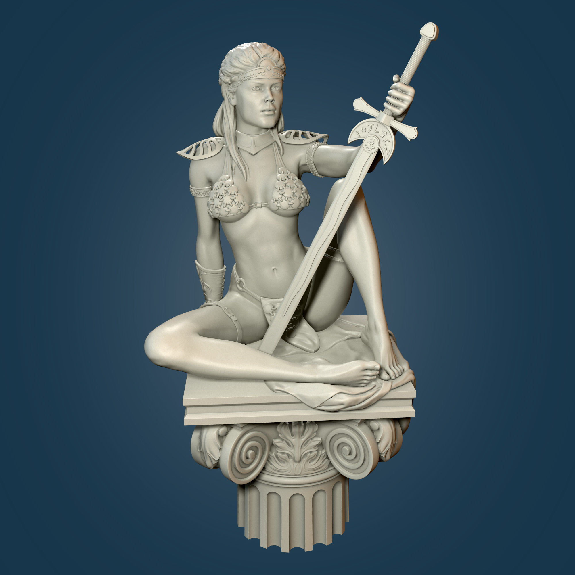 Red Sonja 3D print model_5