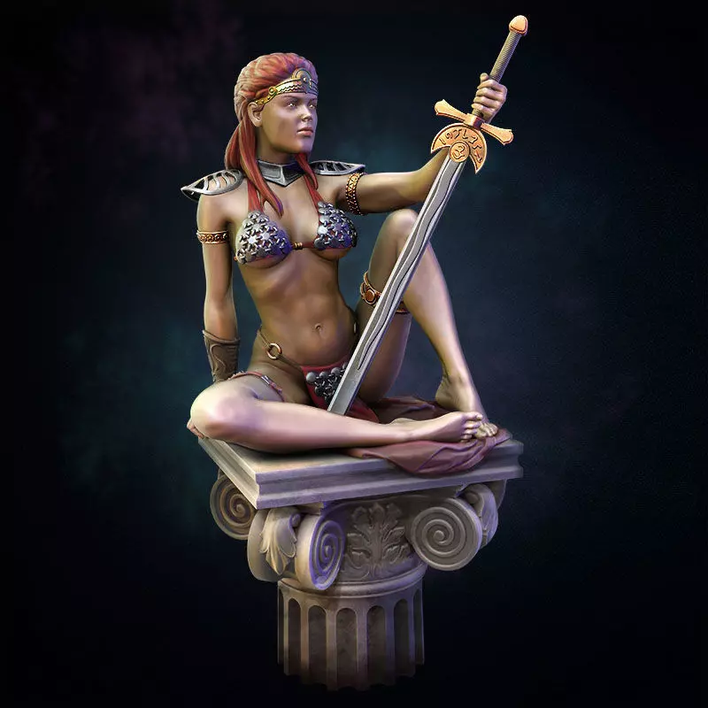 Red Sonja 3D print model_0