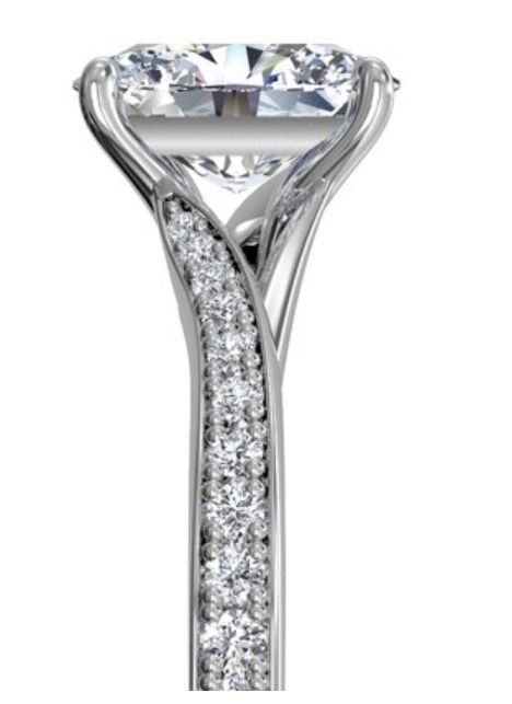 Oval Engagement Ring 3d model 3D print model_6