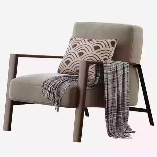 Nicoline Italia Luis Armchair 3D model