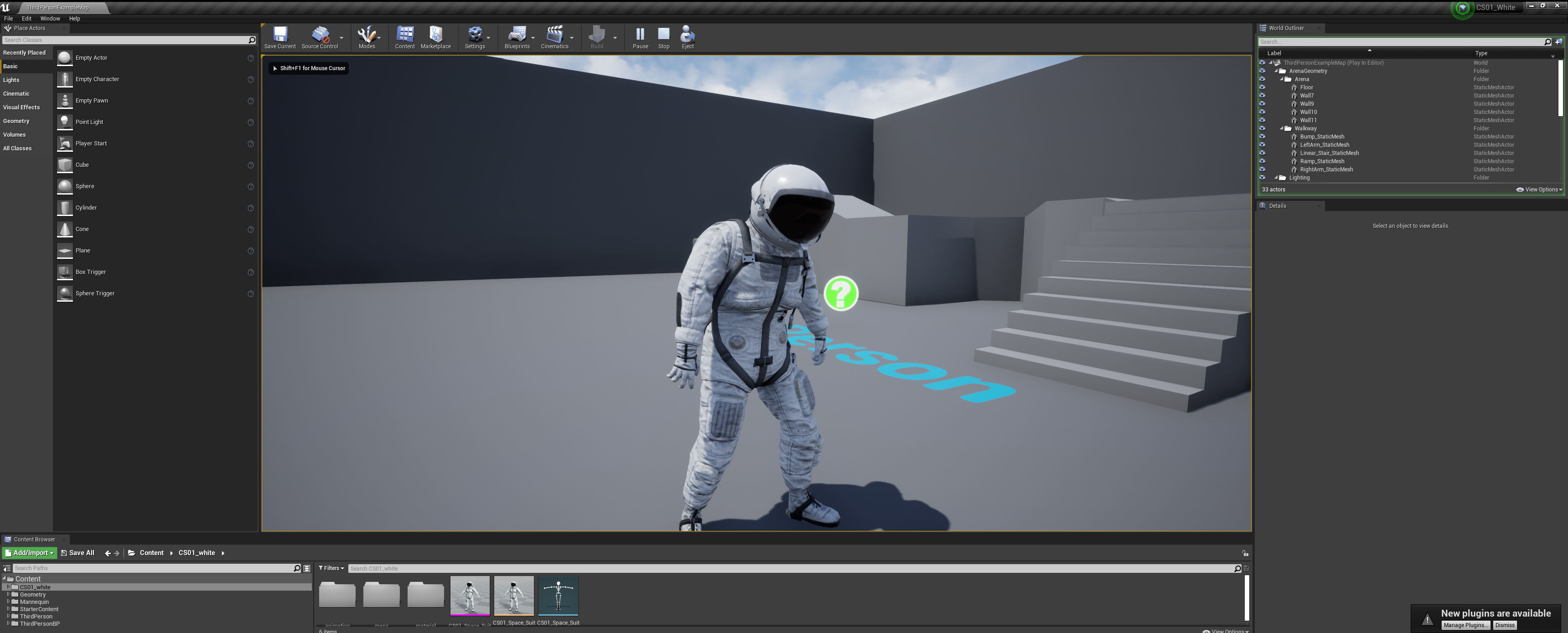 CS01 Space Suit LITE VERSION Low-poly 3D model_11