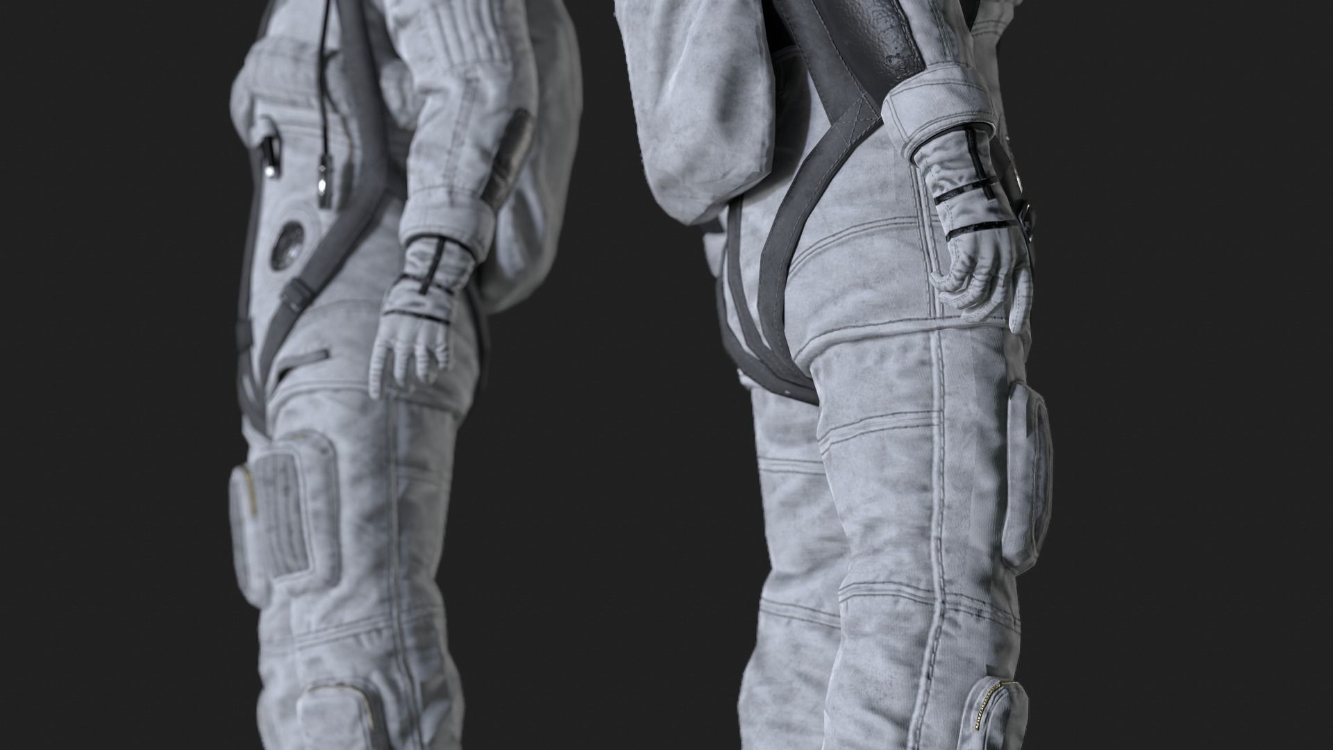 CS01 Space Suit LITE VERSION Low-poly 3D model_7