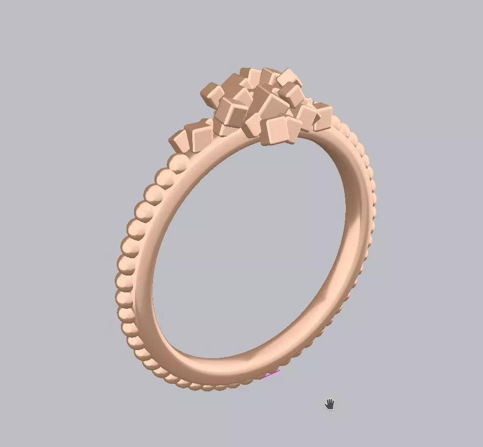 Cube Ring Free 3D print model