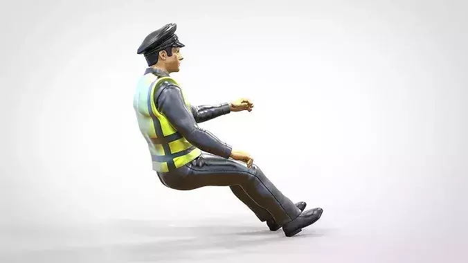 N3 Driver Traffic Police 3D print model 5