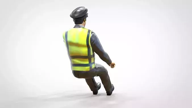 N3 Driver Traffic Police 3D print model 6