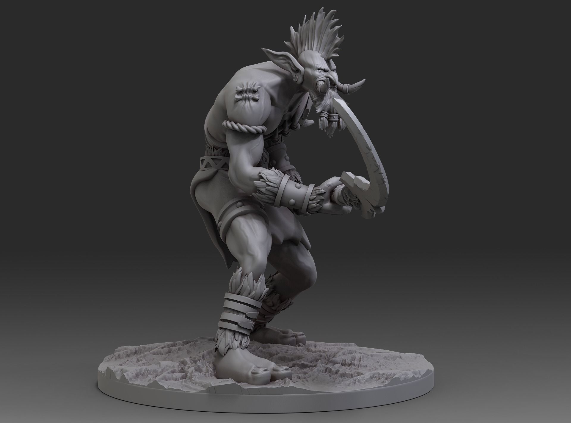 Voljin miniature 3D print model_1
