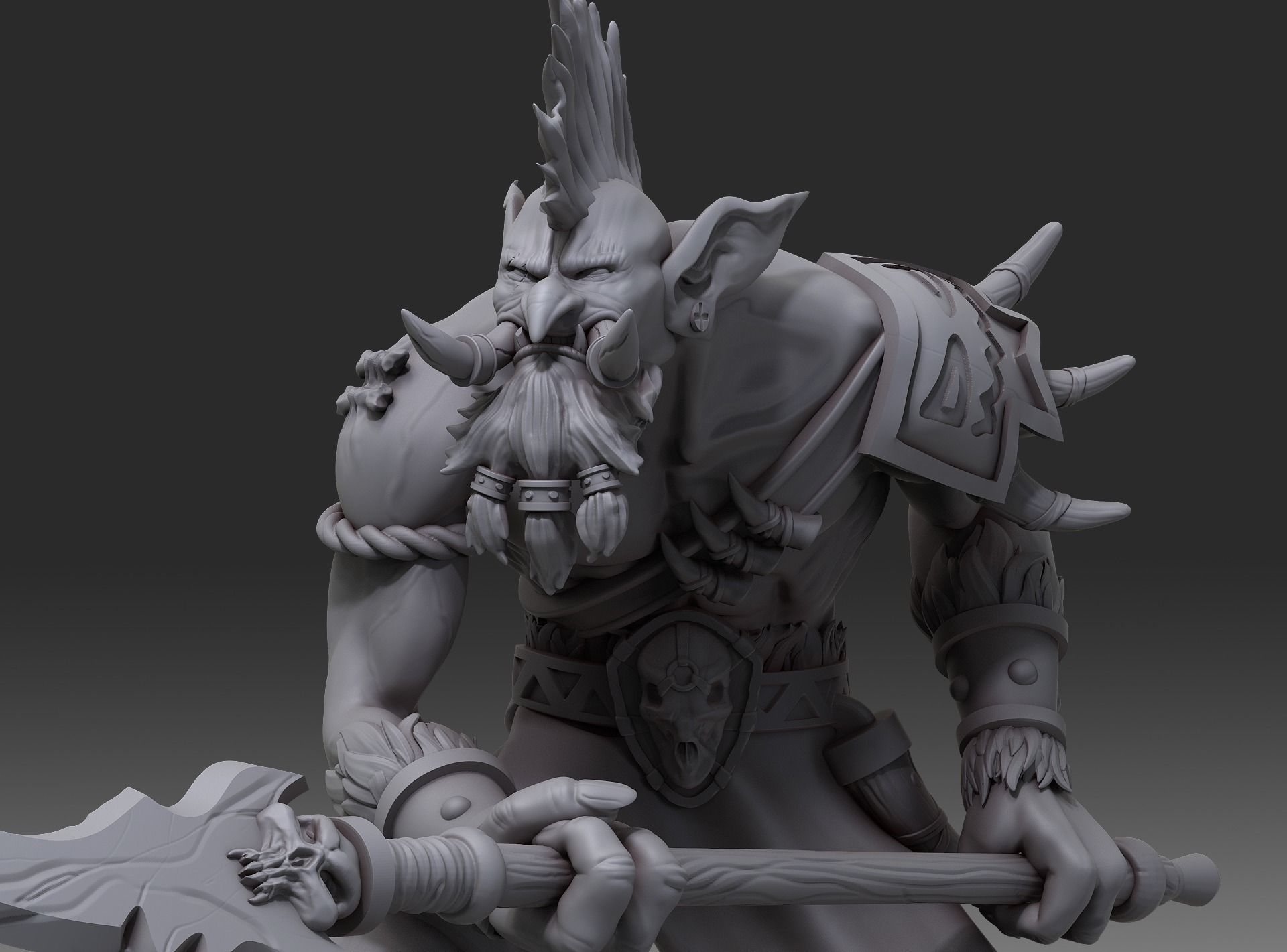 Voljin miniature 3D print model_5