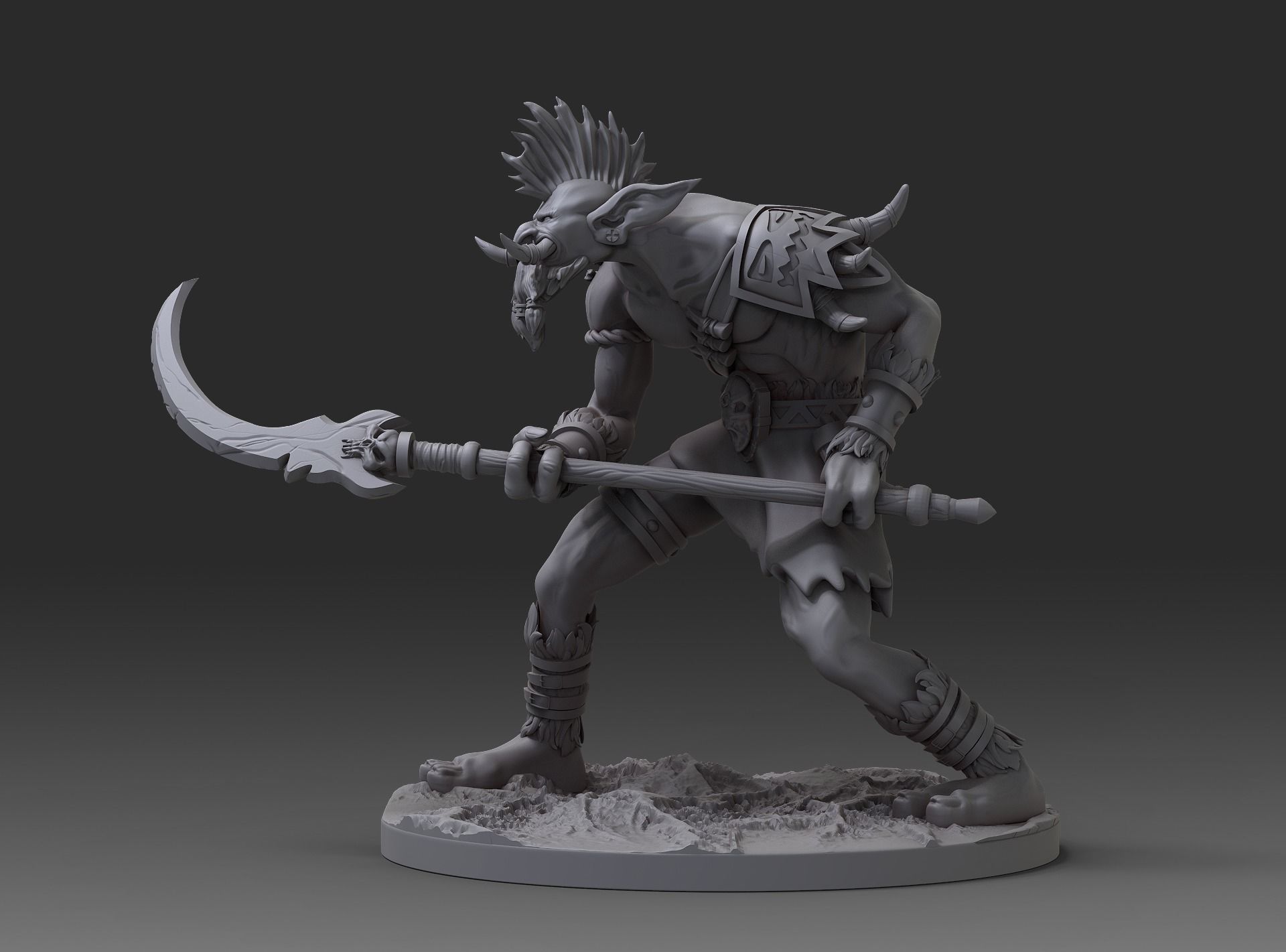 Voljin miniature 3D print model_4