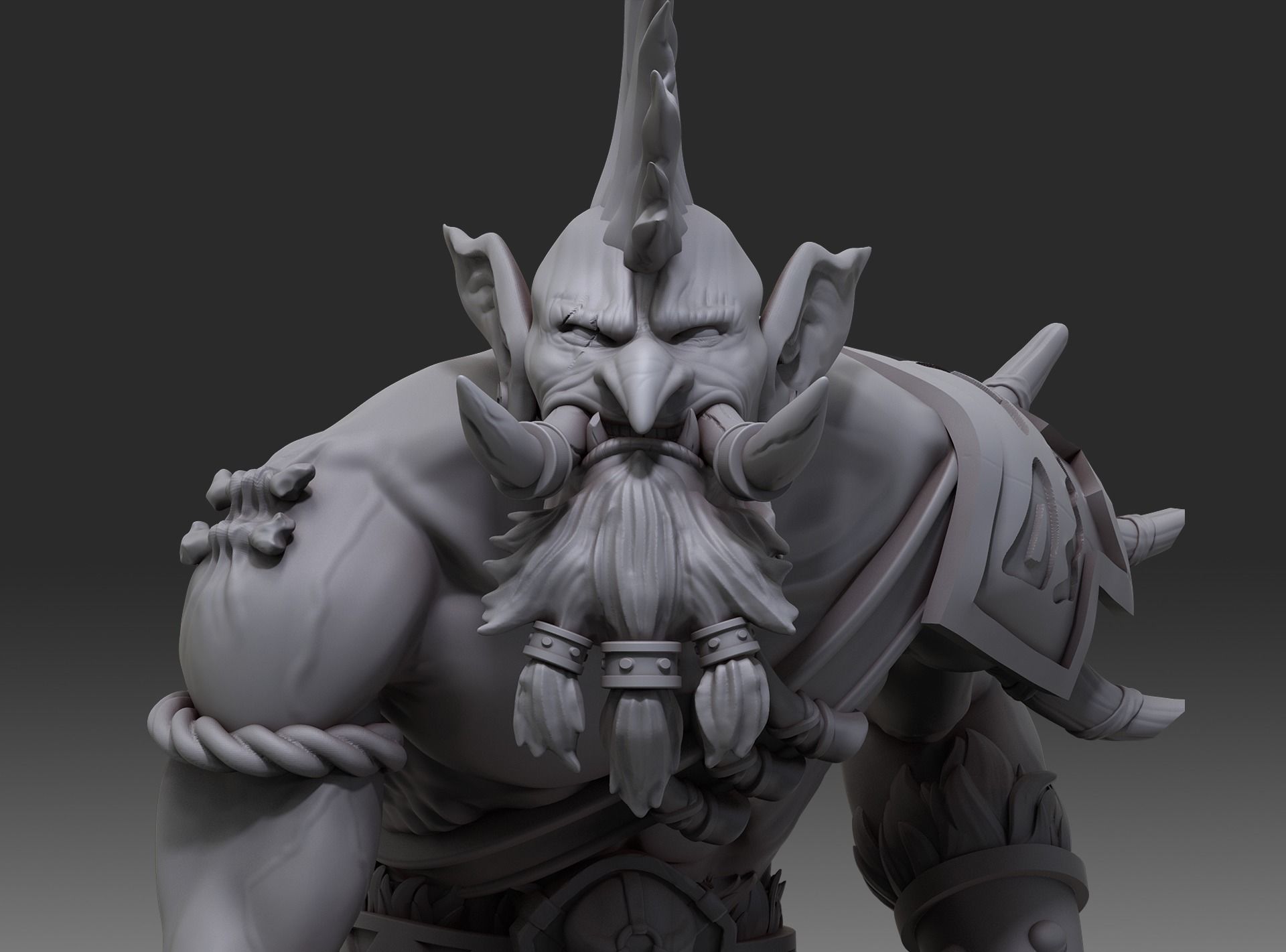 Voljin miniature 3D print model_6
