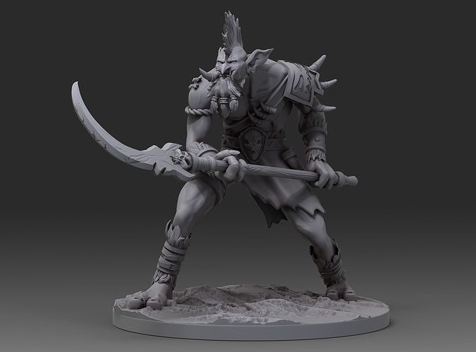 Voljin miniature 3D print model