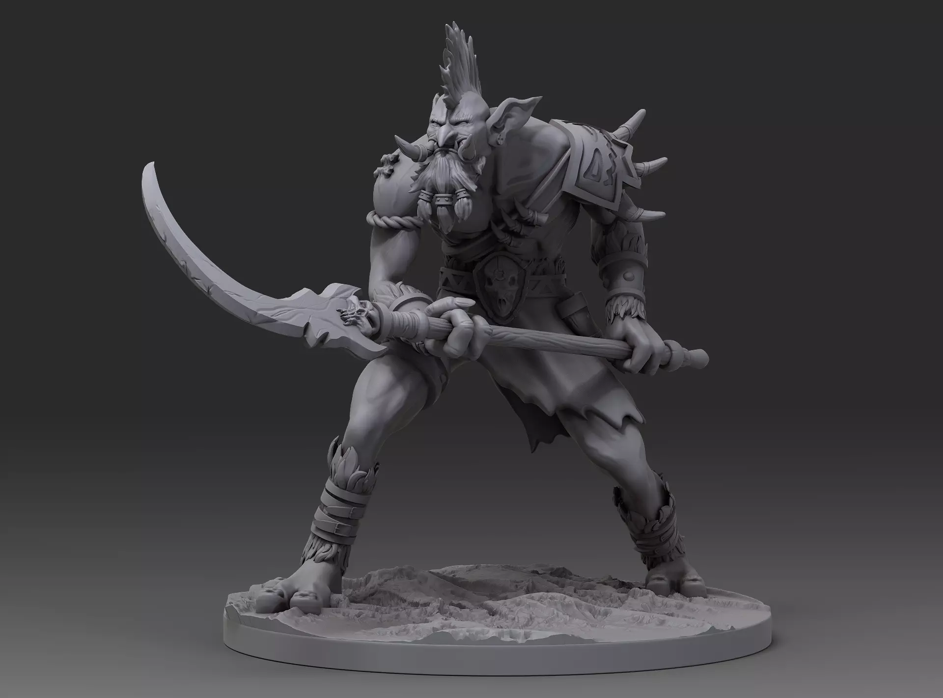 Voljin miniature 3D print model_0