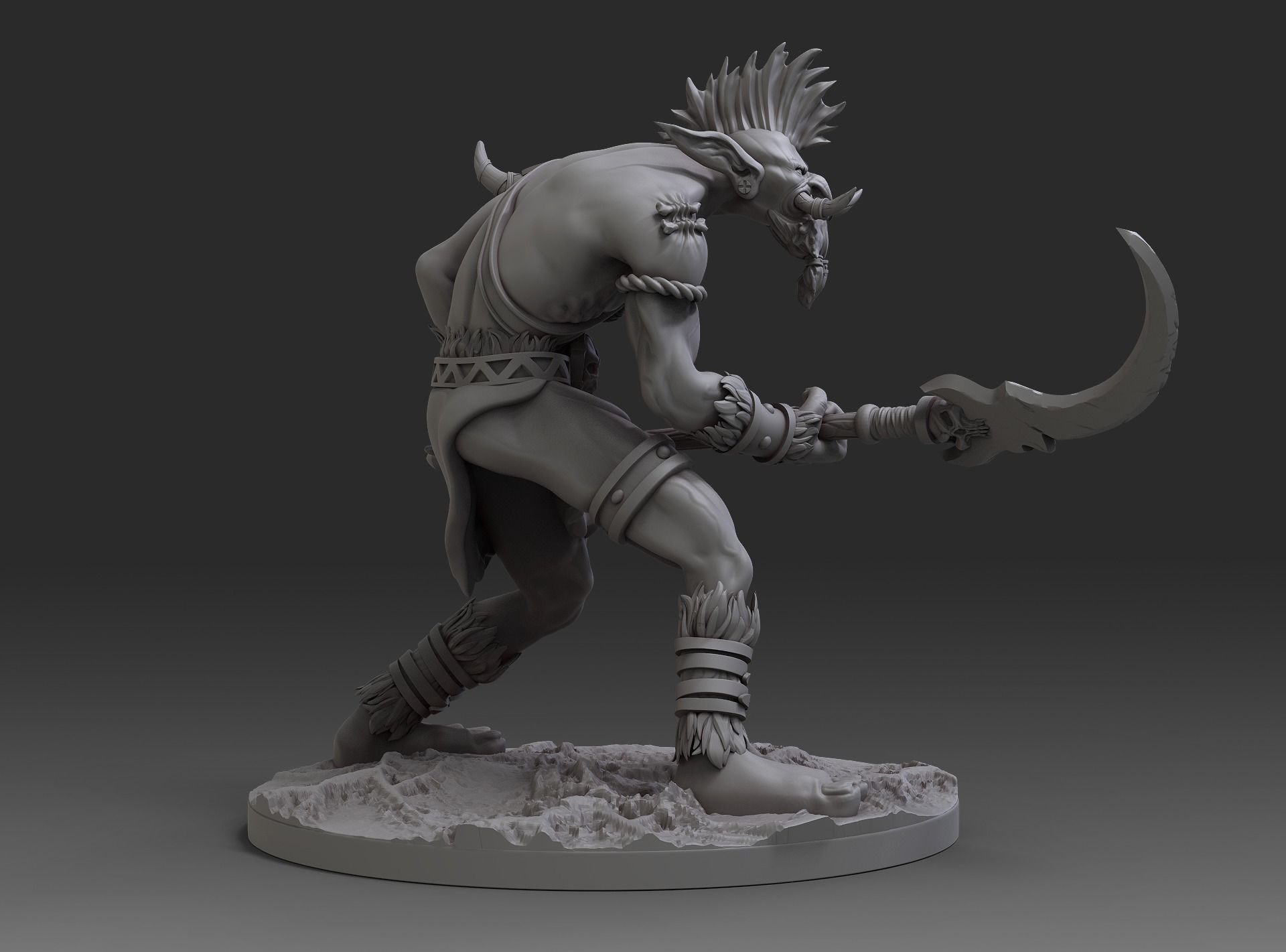 Voljin miniature 3D print model_2