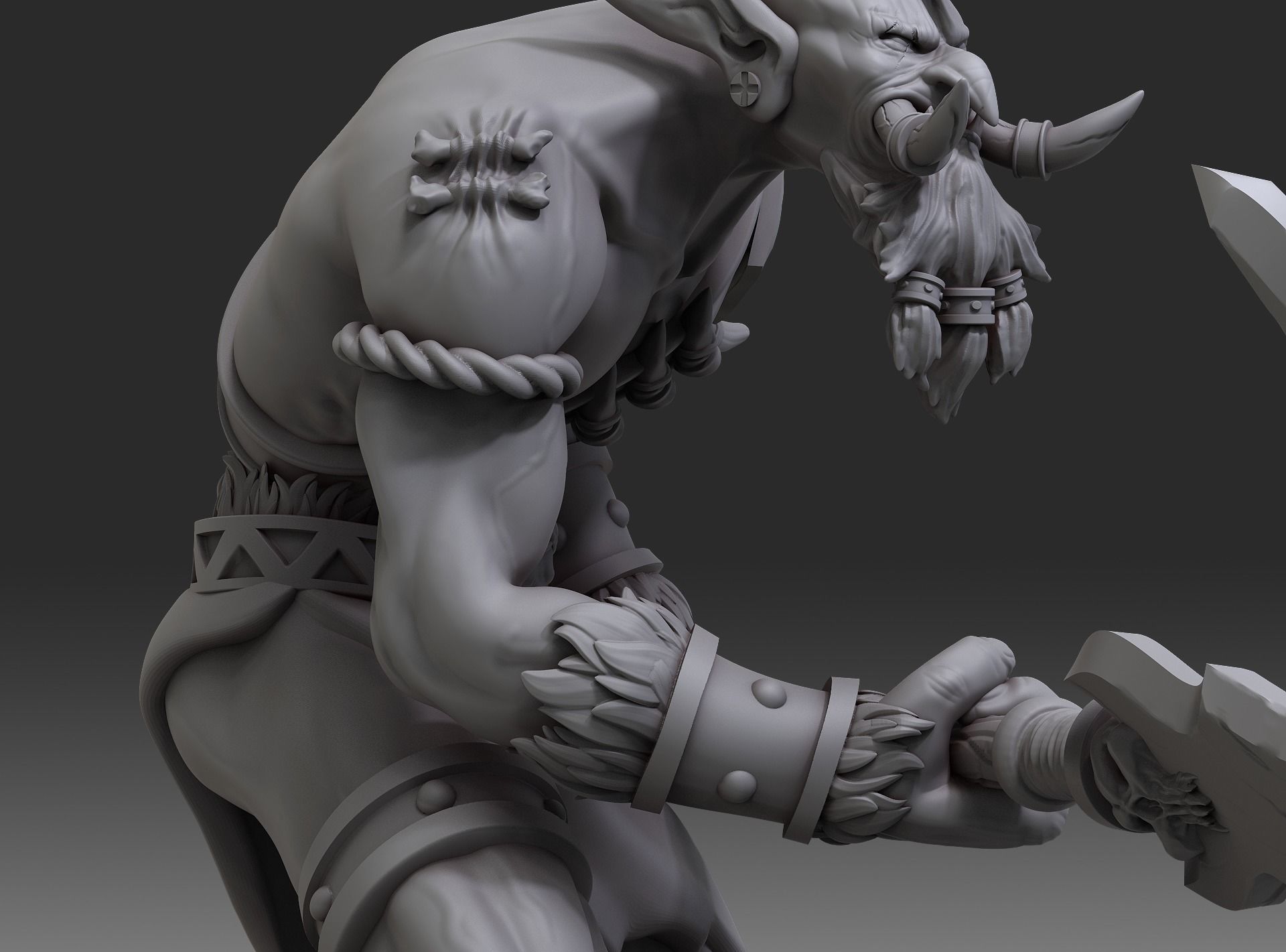 Voljin miniature 3D print model_8