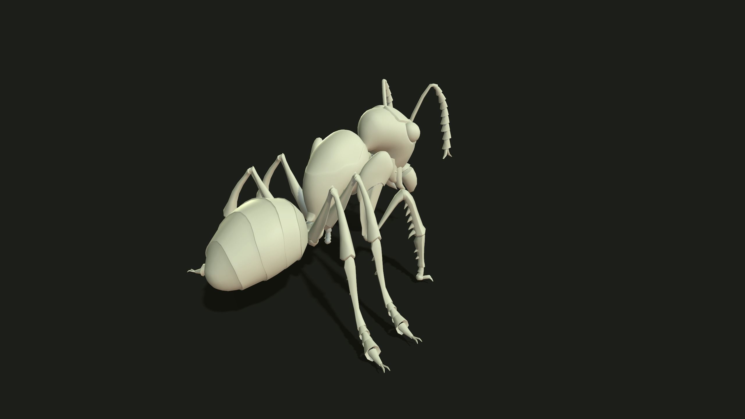 Ant 3dModel insect Low-poly 3D model_2