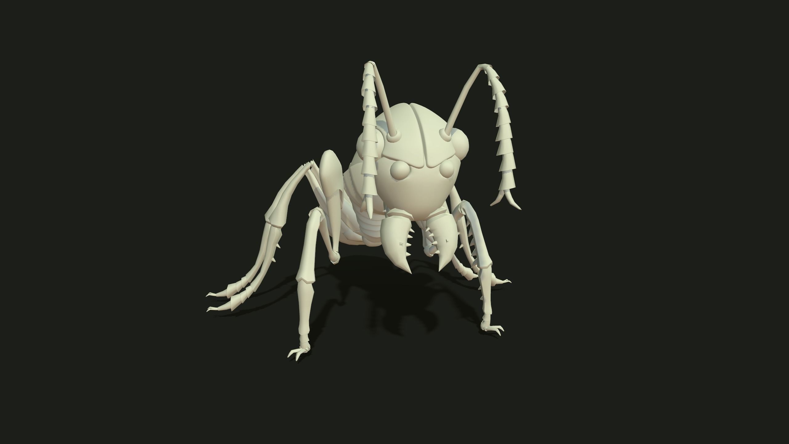 Ant 3dModel insect Low-poly 3D model_3