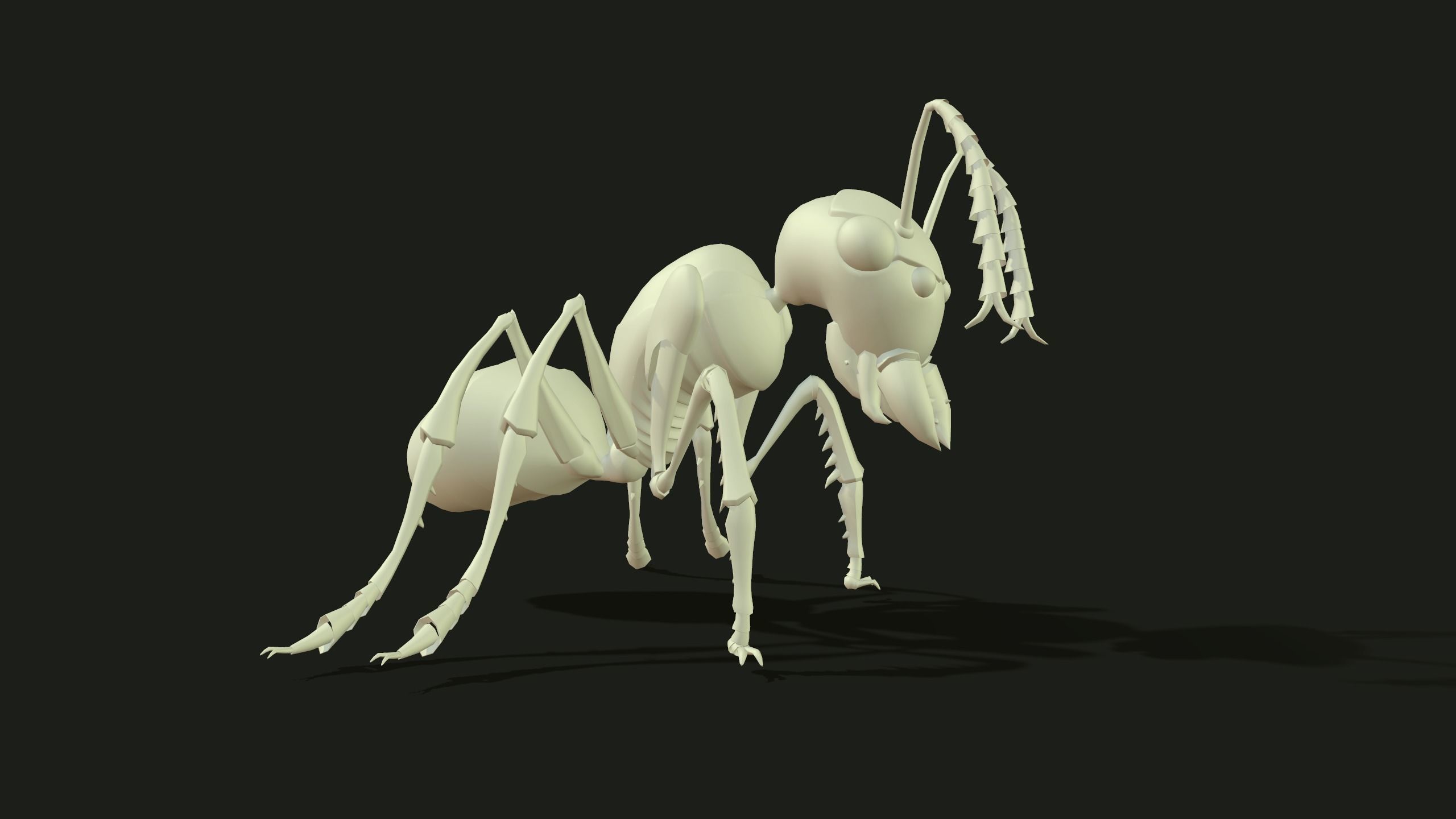 Ant 3dModel insect Low-poly 3D model_5