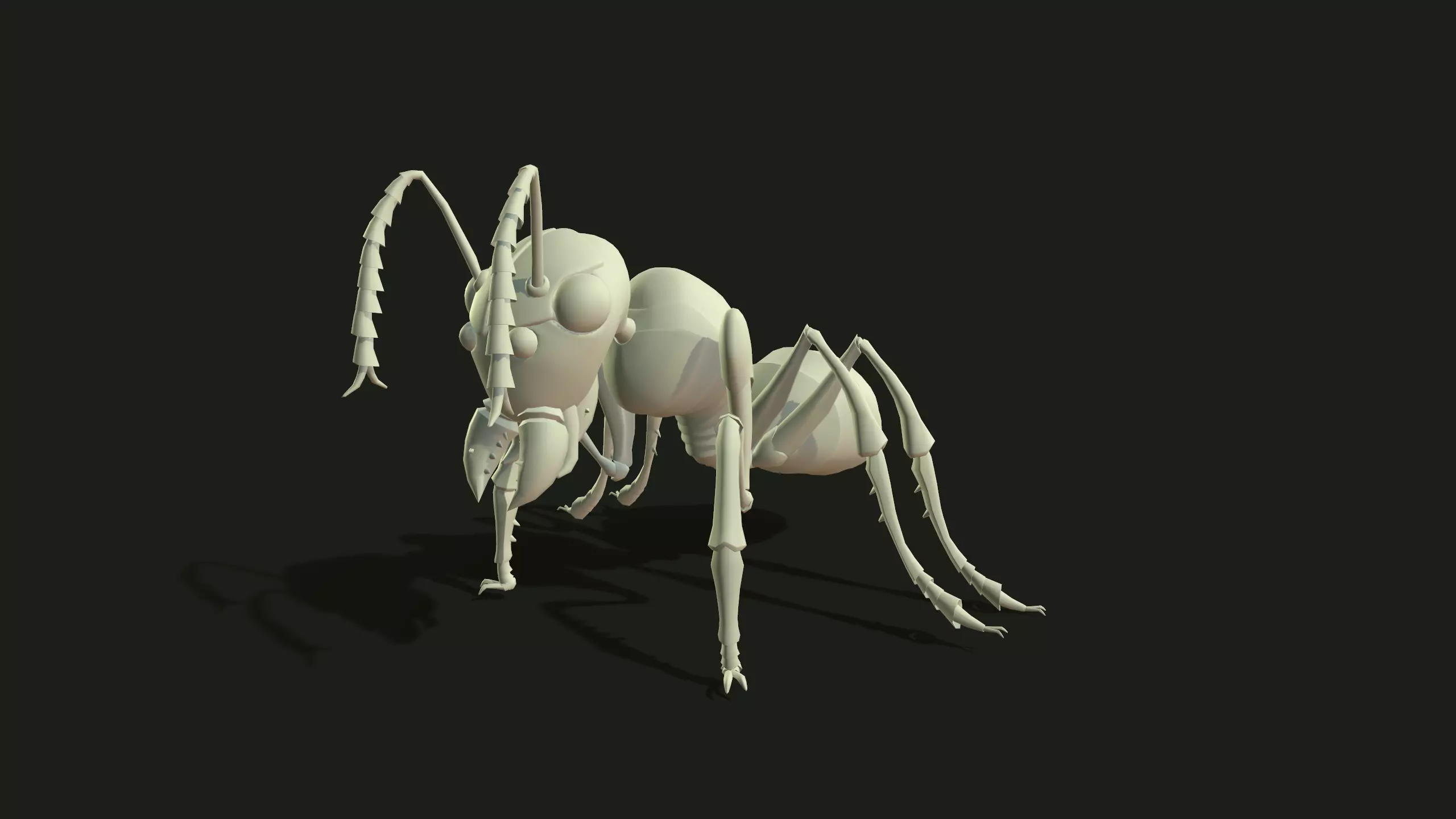 Ant 3dModel insect Low-poly 3D model_0